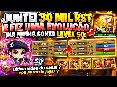 SURFTANK 14.3 - JUNTEI 30 MIL RST E FIZ UMA EVOLUÇÃO NA MINHA CONTA LEVEL 50