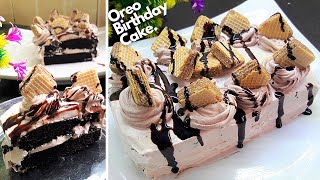 Oreo Birthday Cake Recipe /Quick & Easy Chocolate Cake Recipe