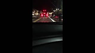 Driving along 3rd St. in Naples Florida to Campiello's restaurant after the "snow"
