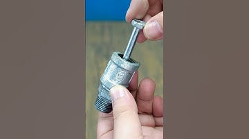 DIY Pipe Threader from Metal Fittings #toolstour