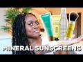 MINERAL SUNSCREEN TEST FOR DARK SKIN & OILY SKIN | NO WHITE CAST?