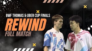 Thomas Cup Rewind: Poul-Erik Høyer Larsen (DEN) vs Dong Jiong (CHN) by BWF TV 12,603 views 11 days ago 1 hour, 9 minutes