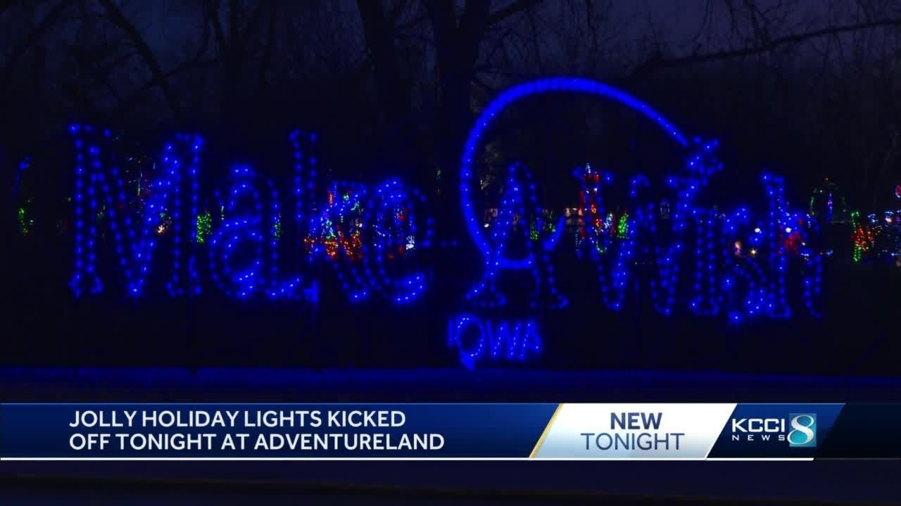 Jolly Holiday Lights kicks off at Adventureland YouTube