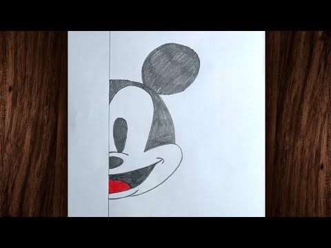 How to draw Mickey Mouse