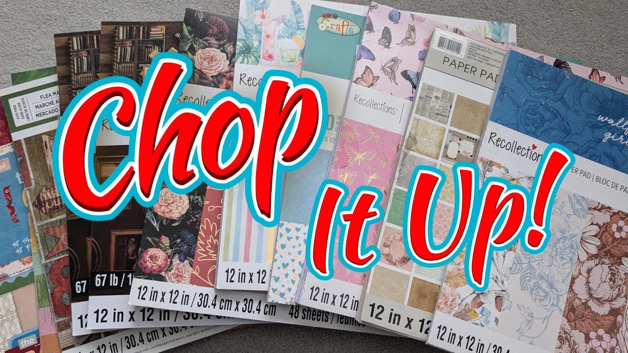 Chop It Up! ✂️ Turn 12x12 Paper Into 3 EASY Pockets – More Fun Ideas to Use Up Patterned Papers!