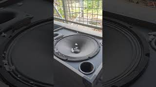 12 Bass Speaker Outdoor Test Open Space #tvrepair #dj #bass