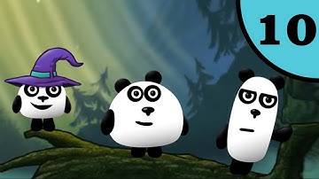 3 Pandas 5 In Fantasy. Walkthrough Level 10