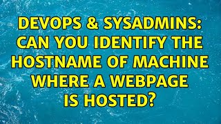 DevOps & SysAdmins: Can you identify the hostname of machine where a webpage is hosted?