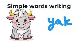 Simple Words Writing for Kids ✏️ | Learn Easy English Words | Preschool &amp; Kindergarten Writing