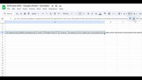 How to wrap text on Google Sheets?