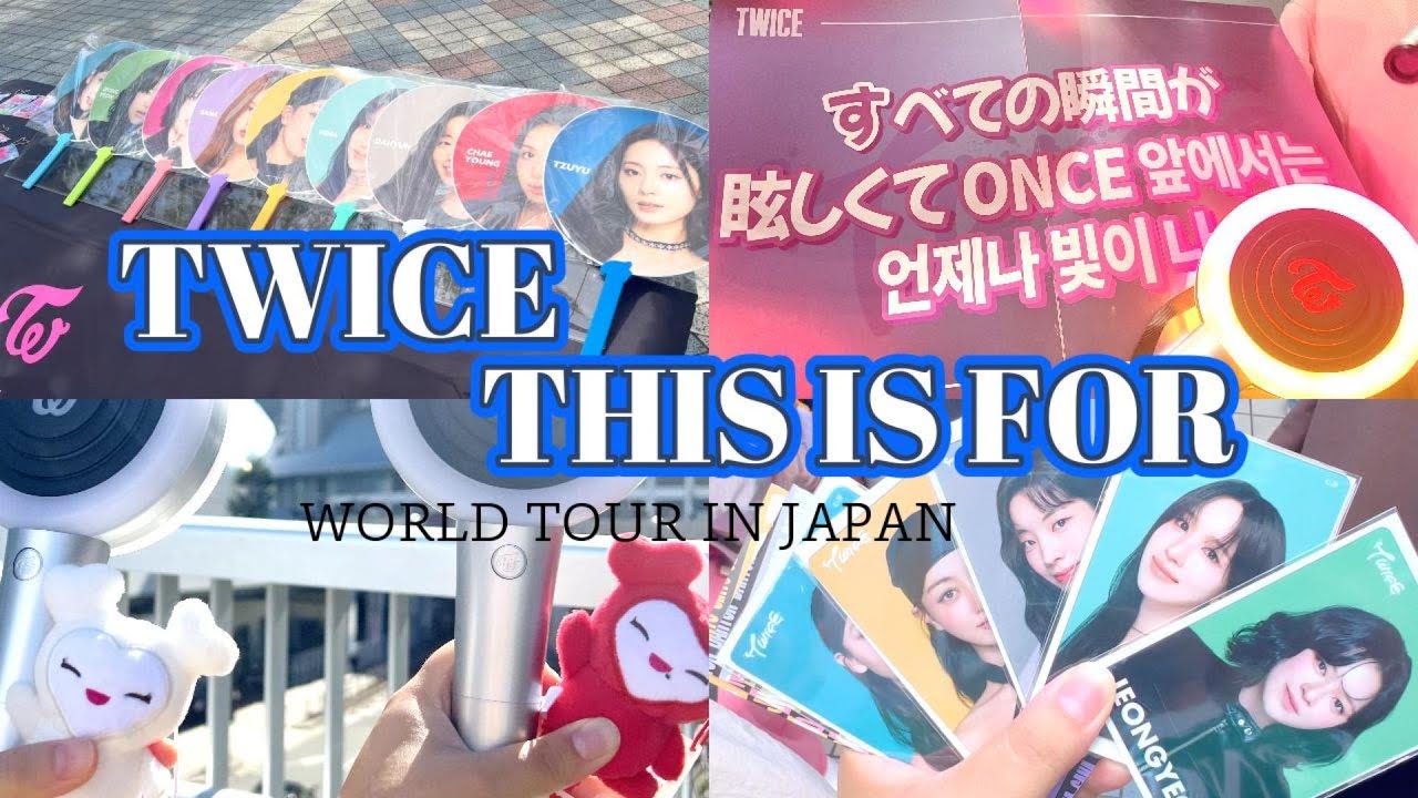 【Concertvlog】TWICE THIS IS FOR WORLD TOUR IN JAPAN💙/京セラ/長期会員/FCくじ/グッズ