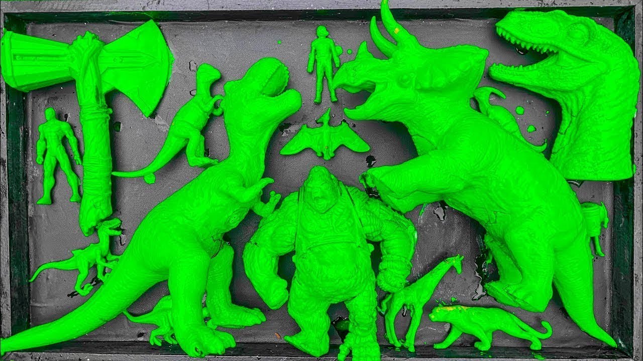 Динозавры из «Парка Юрского периода»: Тираннозавр/ Брахиозавр/ Скибиди/ Человек-паук/ Кинг-Конг/ ...