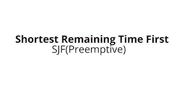 Shortest Remaining Time First(SRTF) | SJF(Preemptive) | Operating System Bangla Tutorial - 4
