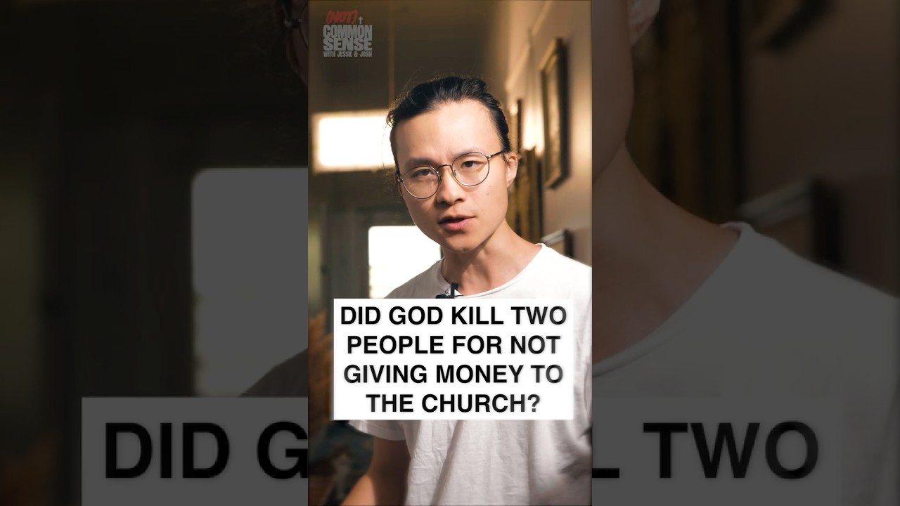 Did God UNALIVE two people for not giving money to the church?? 💀💸