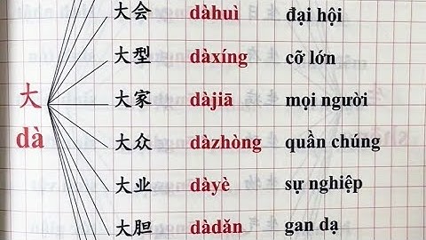 HỌC 1 BIẾT 12! Mở Rộng Từ Vựng Với 家 và 大 🍀 | Tiếng Trung An Nhiên Tây Nguyên