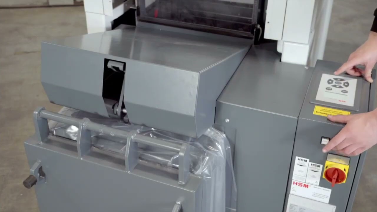 Shredder baler combination HSM Powerline SP 5080