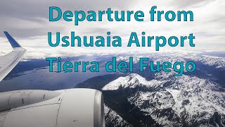 Departure from Ushuaia (USH) to El Calafate (FTE) on Aerolíneas Argentinas - Boeing 737 MAX