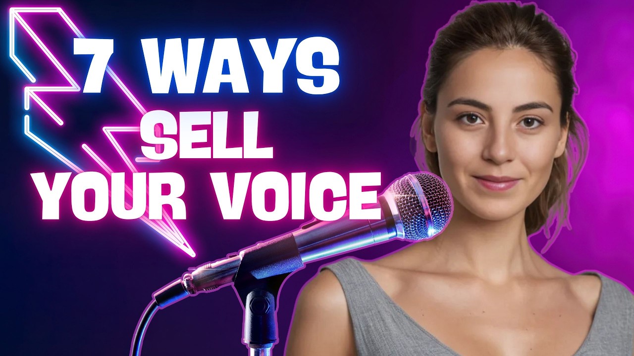7 Ways to Sell Your Voice🎙️Earn Extra Money with Your Voice Over
