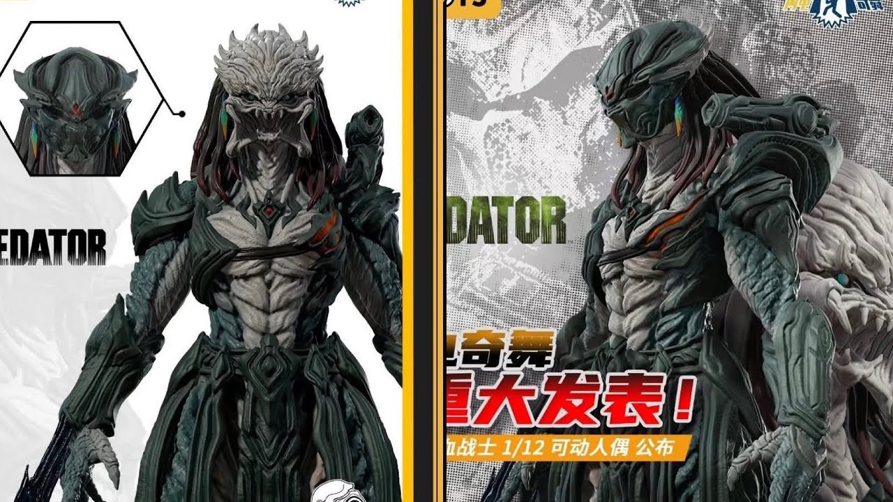 プレデター　鉄の置物 New Predator Iron Blood Warrior action figure revealed by 52 Toys
