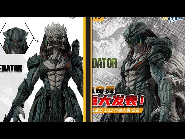 New Predator Iron Blood Warrior action figure revealed by 52 Toys