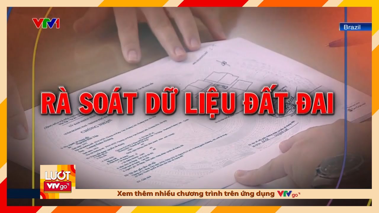 Rà soát dữ liệu đất đai. 