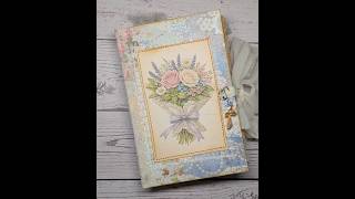 Roses and Posies, a handmade vintage look floral junk journal