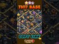 BEST TH17 WAR OR CWL BASE ANTI RC WALK ANTI 3 STAR #shorts