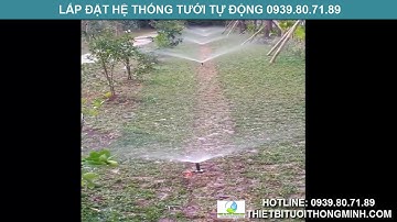 Lắp đặt tưới tự động bãi cỏ, cây cảnh biệt thự sân vườn quận thủ đức tphcm
