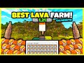 BEST LAVA FARM EVER! (100/MINUTE!) In Minecraft Bedrock 1.21