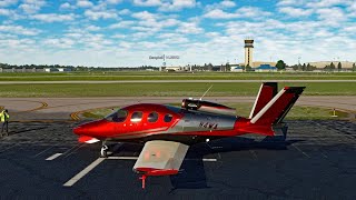 Vision Jet G2 SF50. (KPWK-KORD) Chicago Executive to Chicago O'Hare Intl Airport, Illinois.
