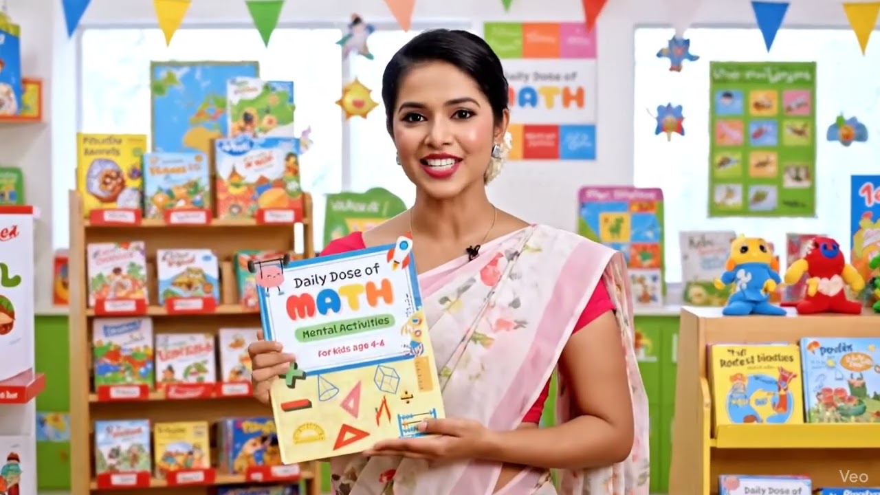 AI Generated Video Ad to promote "Daily Dose of Math" Activities Pack
