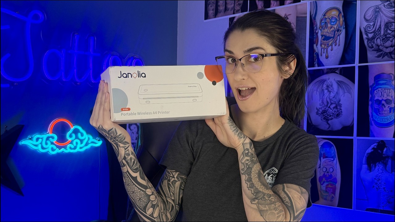 Janolia Wireless Tattoo Stencil Printer - Unboxing and Review