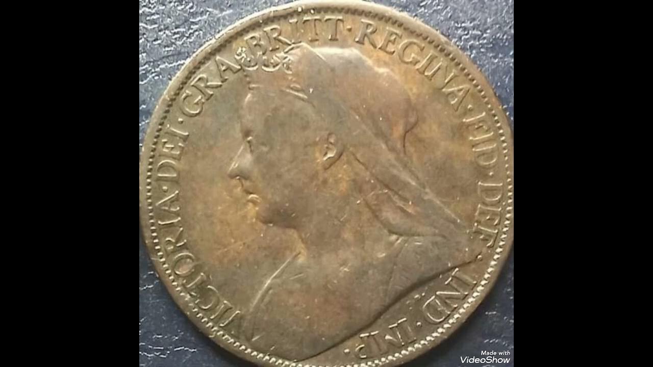 one-penny-1900-queen-victoria-coin-value-and-price-rare-youtube