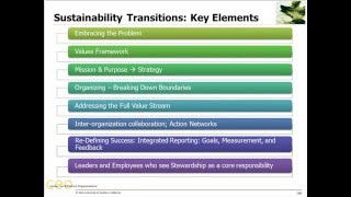 Webinar: Corporate Stewardship - Achieving Sustainable Effectiveness