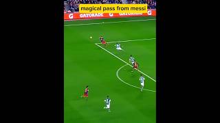 magical pass from Lionel Messi #messipass#magicalmessi #messiskills