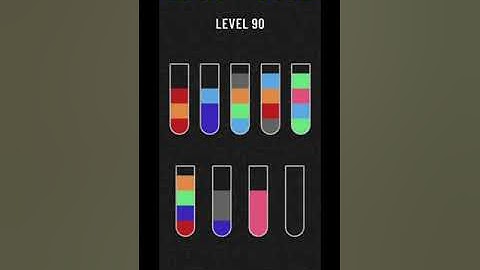 Water sort puzzle level 90