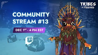 Tribes of Midgard: Community Stream #13 - Feedback, Community Highlights + Giveaway