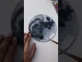 رسم قمر رسم بالوان الاكريلك تعلم رسم رسم خطوة بخطوة رسم للمحترفين للمبتدئين تعلم الرسم مع روان 