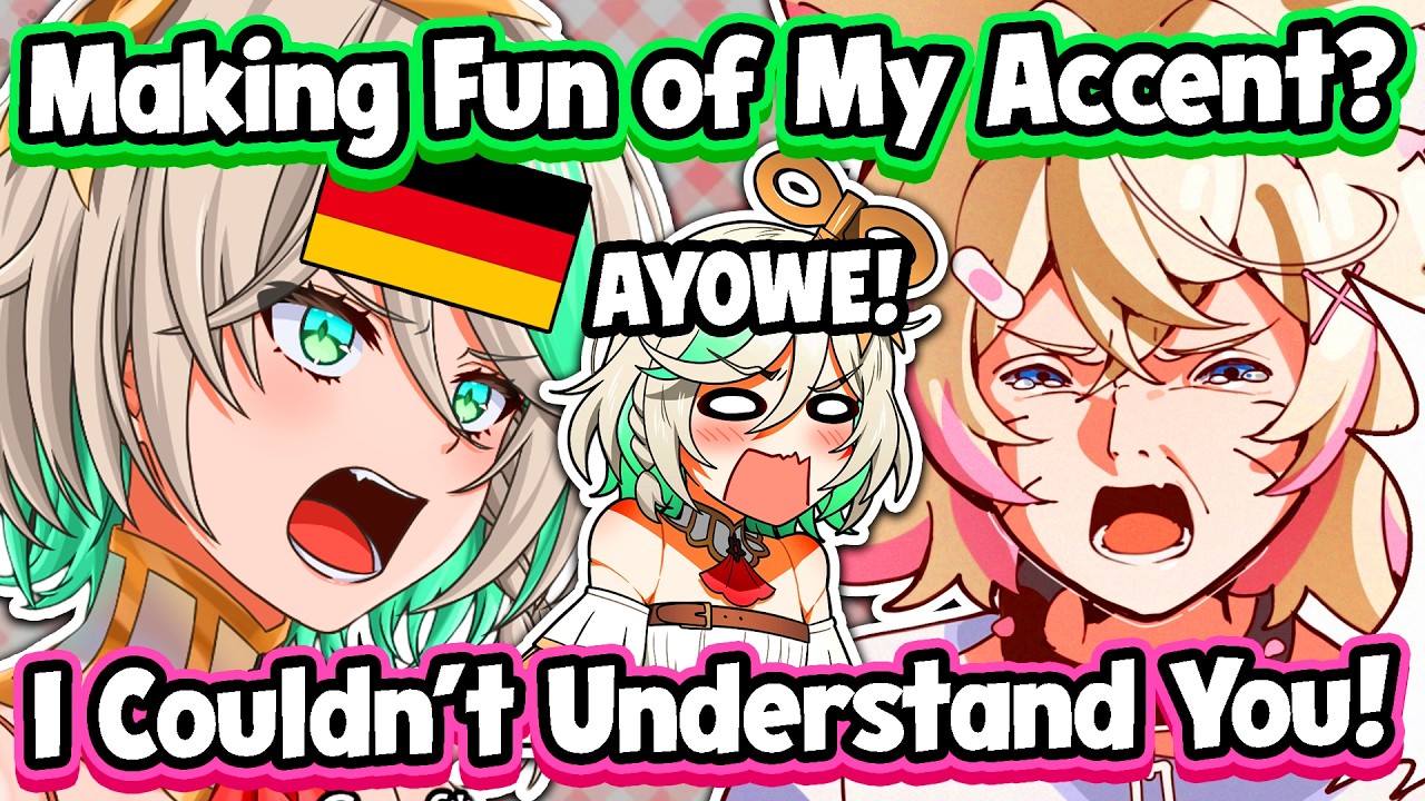 Even Mococo Couldn't Understand Cecilia's English because of Her German Accent 【Hololive】