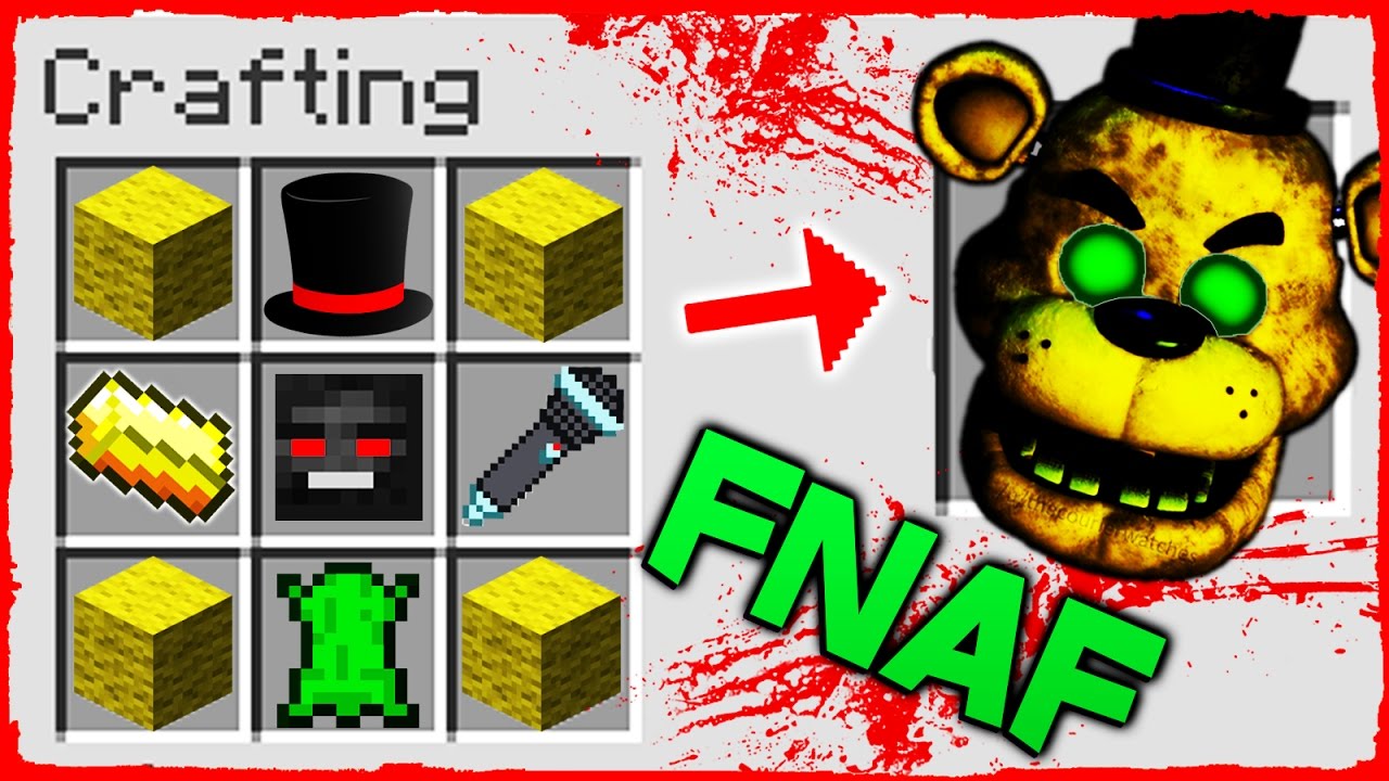 Minecraft FNAF - How to Summon GOLDEN FREDDY in Crafting ...