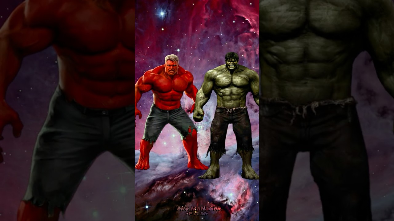 Red Hulk VS Marvel&DC 