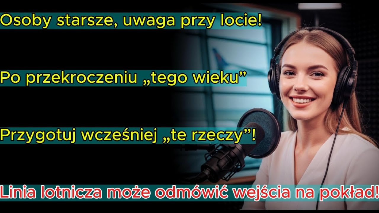 Osoby starsze, uwaga! Linie lotnicze mogą odmówić wejścia na pokład – sprawdź zasady!