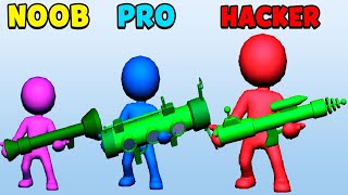 NOOB vs PRO vs HACKER - Bazooka Boy screenshot 2