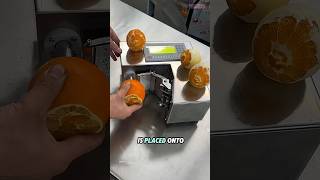 This Machine Peels Oranges in Seconds #short