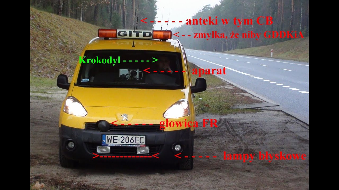 odc. 55 Peugeot GITD w akcji dk 3 - super kamuflaż upodobnia auto ITD do GDDKiA