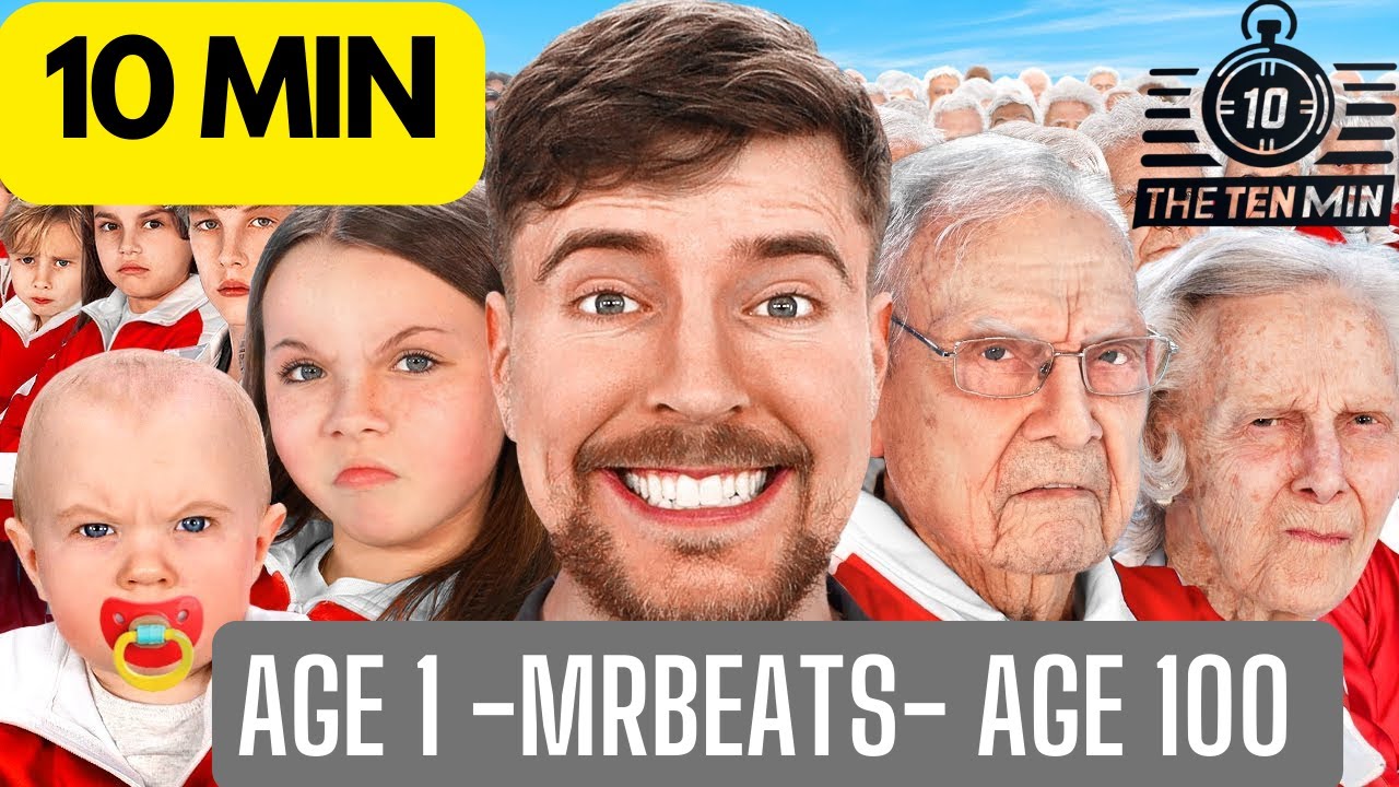 MRBEAST 10 MIN FIGHT AGE 1 - 100 FOR $500,000 !! - YouTube