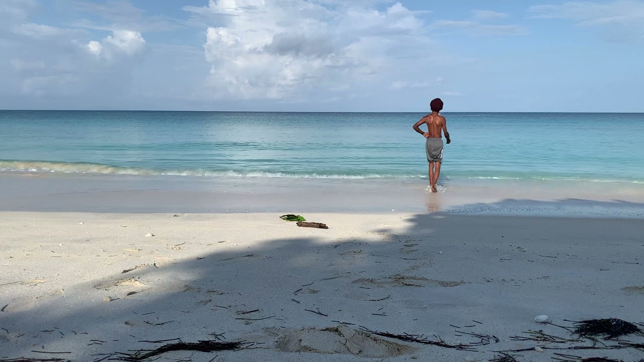 A little dip in Antigua