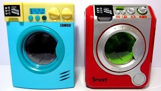 CHALLENGE Toy Washing Machines Zanussi HTI Smart HTI Челлендж Две детские стиральные машинки