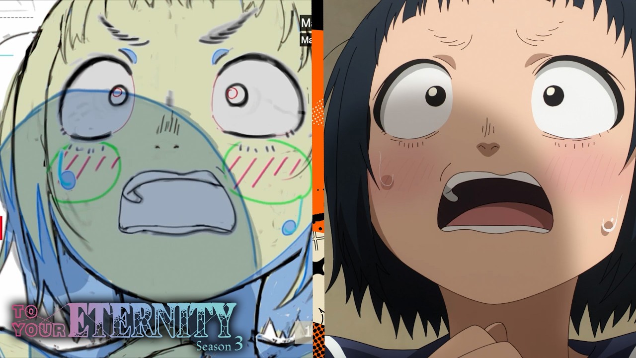 To Your Eternity Animatic vs Final | "What's a Bitch?"