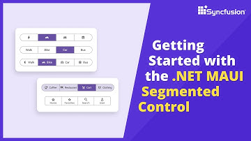 Getting started with the .NET MAUI Segmented Control